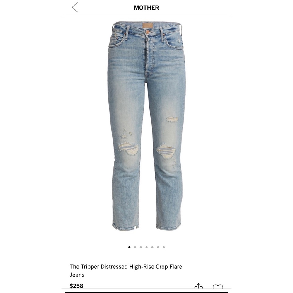 MOTHER Tripper Jean size 26 button fly